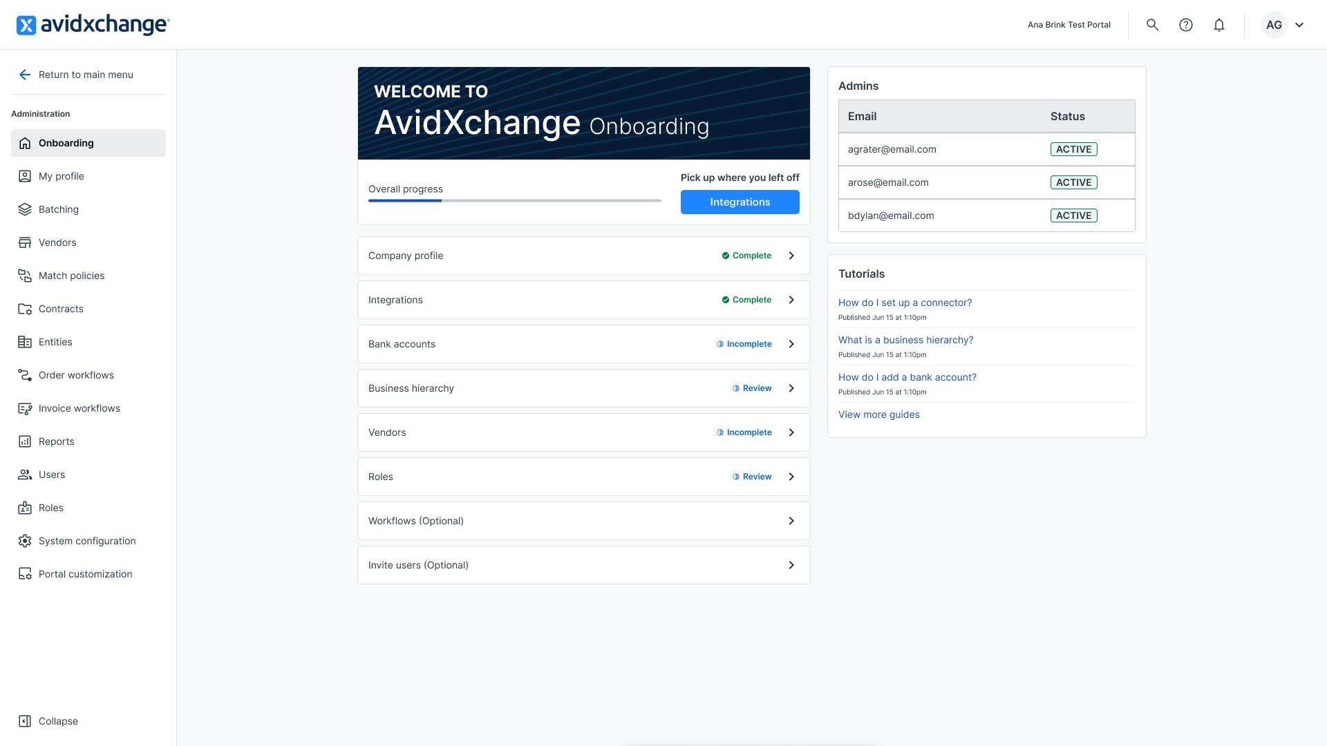 Next Gen Admin Platform